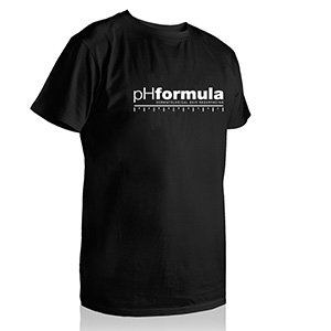 pHformula T-shirt, sort small