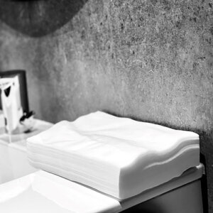 Engangshåndklæder soft 15x25 cm - 100 stk.